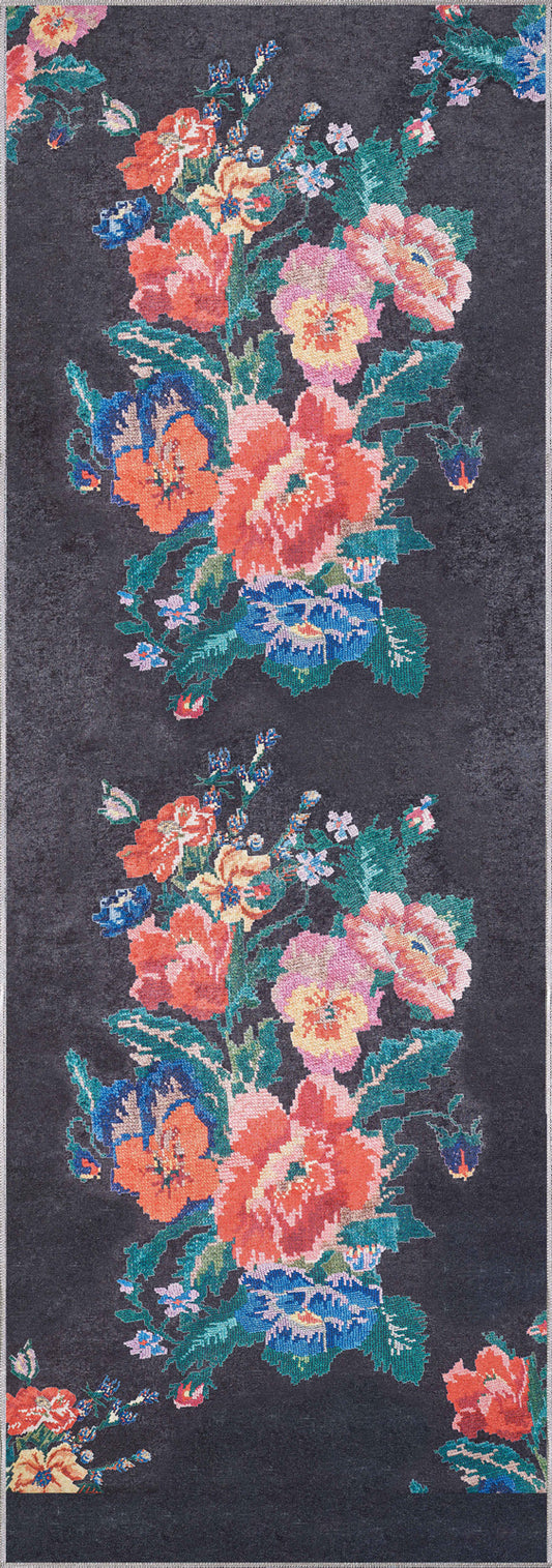 Perelith Colourful Floral Rug