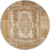 Adrian Yellow Oriental Washable Rug