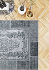 Adrian Grey Medallion Rug