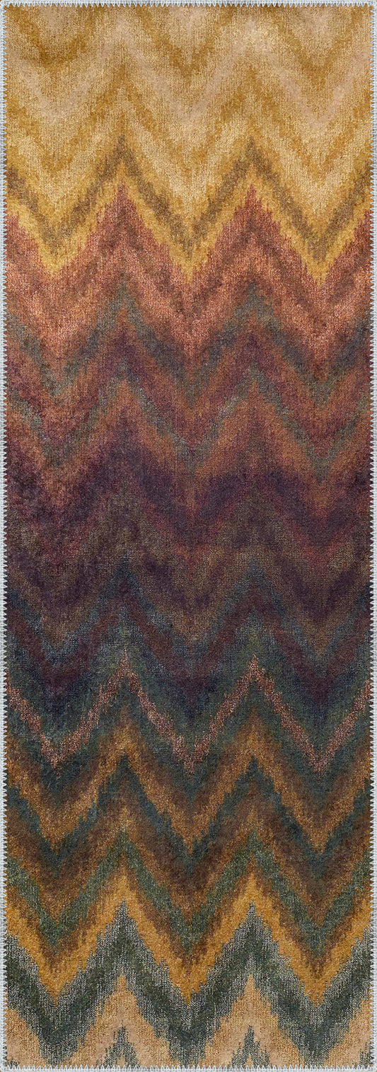 August Colourful Geometric Rug