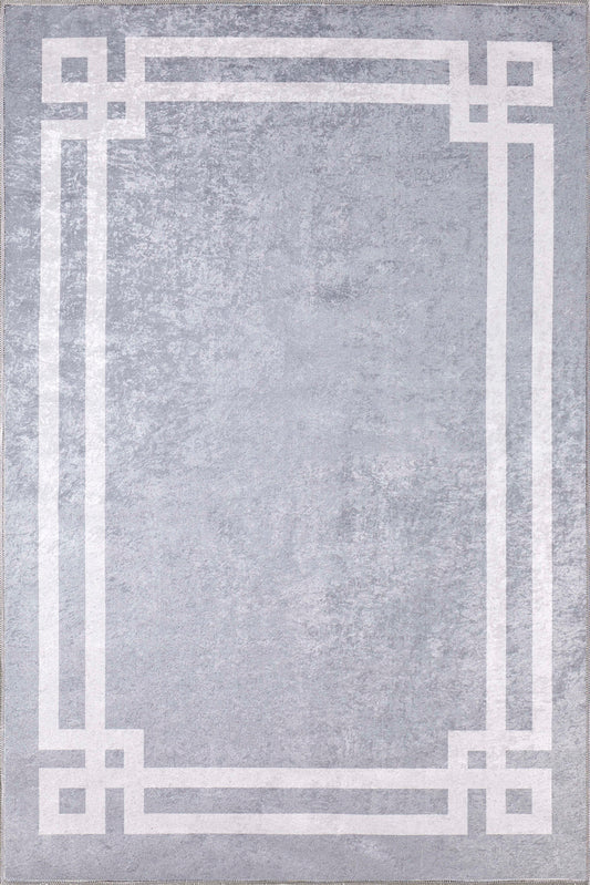 Ayden Grey Washable Rug