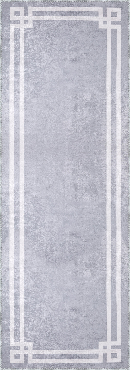 Ayden Grey Washable Rug