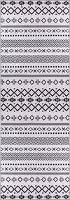 Gilyra Black and White Boho Rug