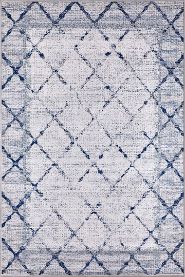 Wesley Geometric Distressed Rug